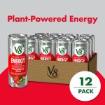 V8 +SPARKLING ENERGY Strawberry Kiwi Energy Drink, Made With Real Vegetable And Fruit Juices, 11.5 FL OZ Can (Pack Of 12) - Image 2